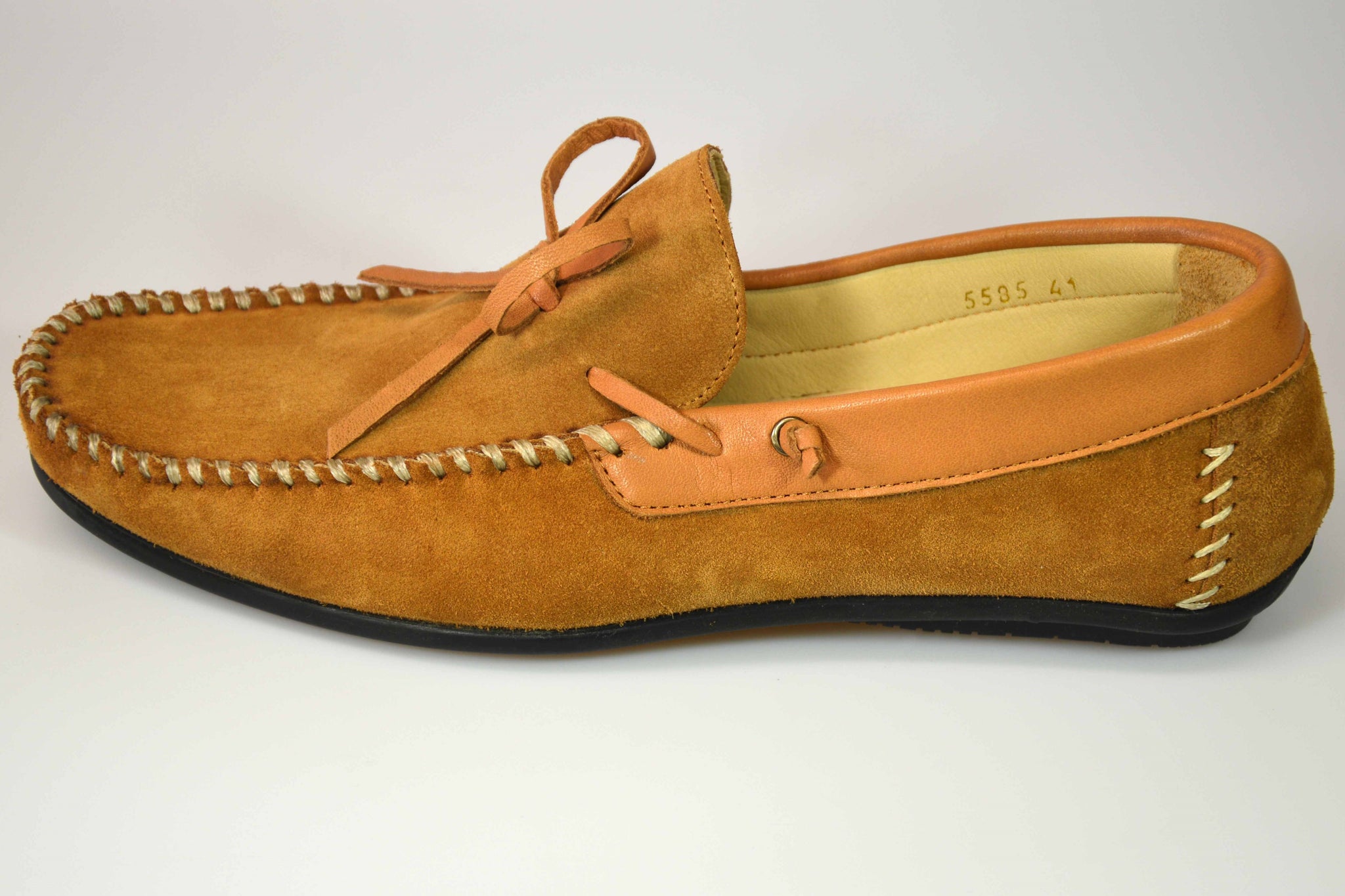 Mokassins Velours Cognac